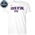 TCU Horned Frogs Lock It In 2026 On-Court Bench Shirt