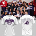 TCU Horned Frogs Women’s Basketball 2026 Big12 Champions Two Sided Shirt