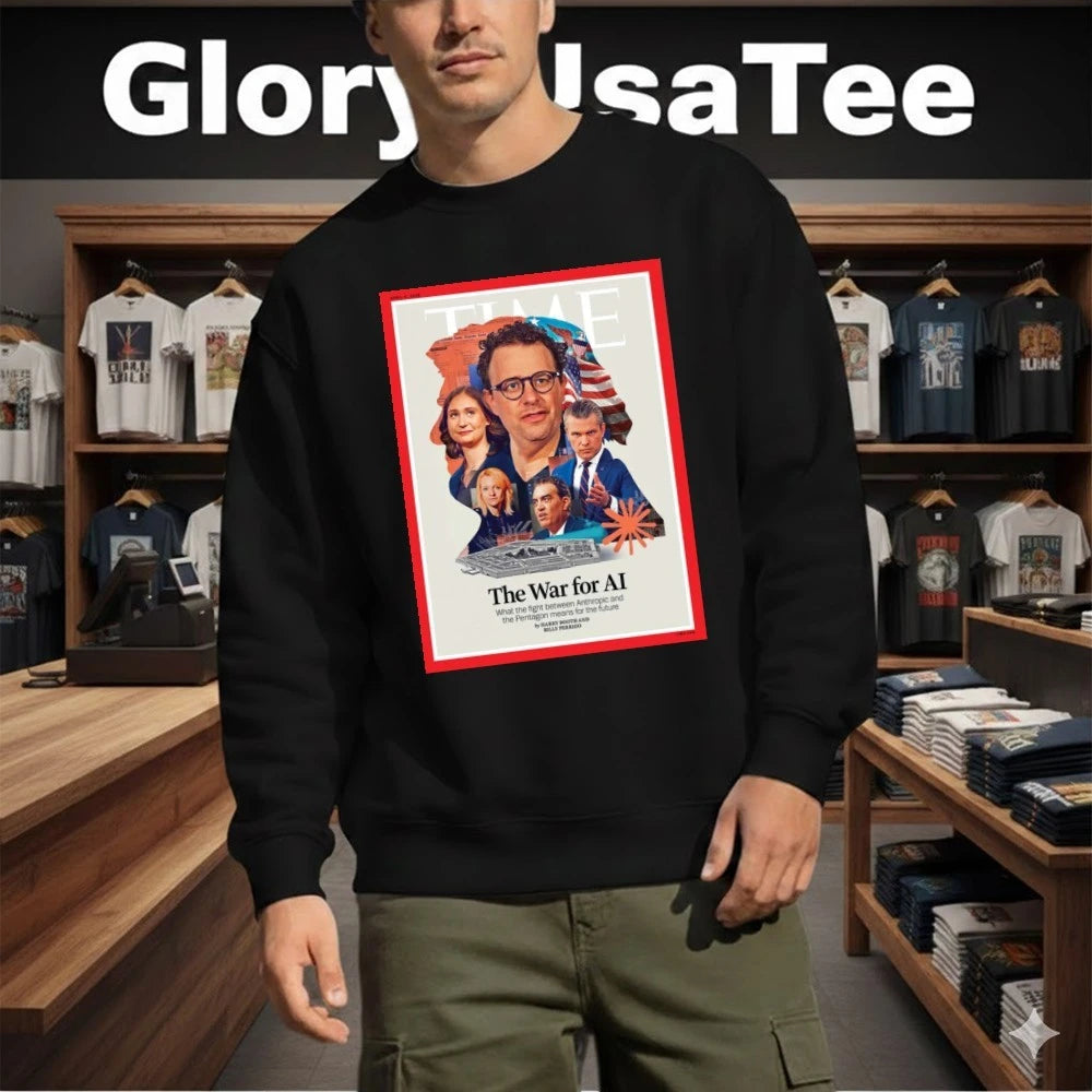 TIME Magazine Cover The War for AI Issue April 6 2026 Technology Feature Poster Shirt