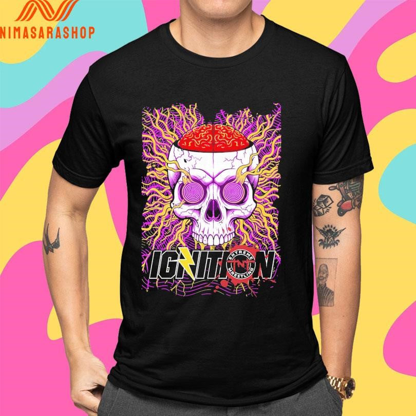 TNT Extreme Wrestling Ignition 2026 Skull Shirts