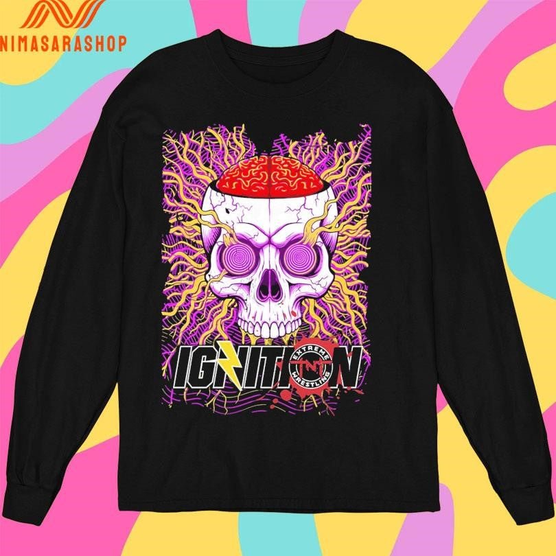 TNT Extreme Wrestling Ignition 2026 Skull Shirts