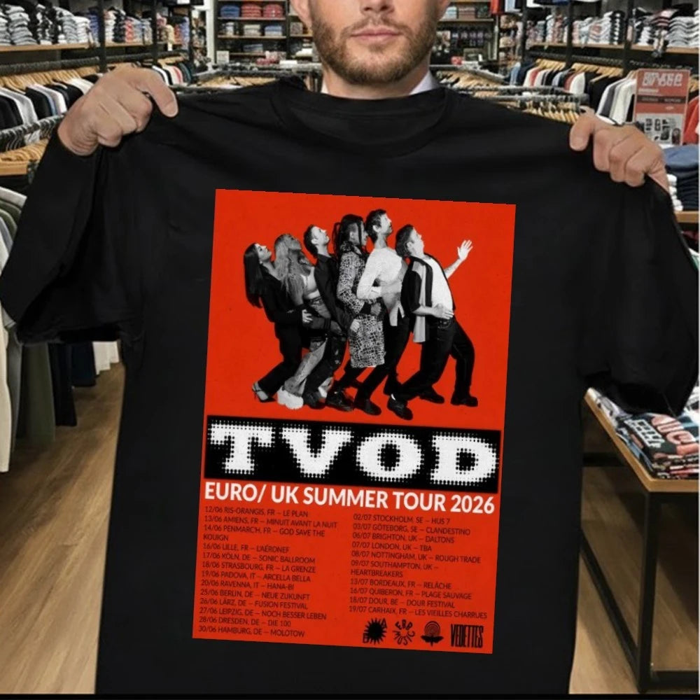 TVOD Europe UK 2026 Summer Tour Poster Shirt