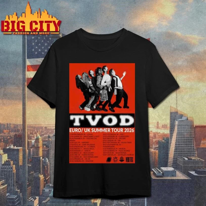 TVOD Summer Tour EU UK 2026 Poster Shirt