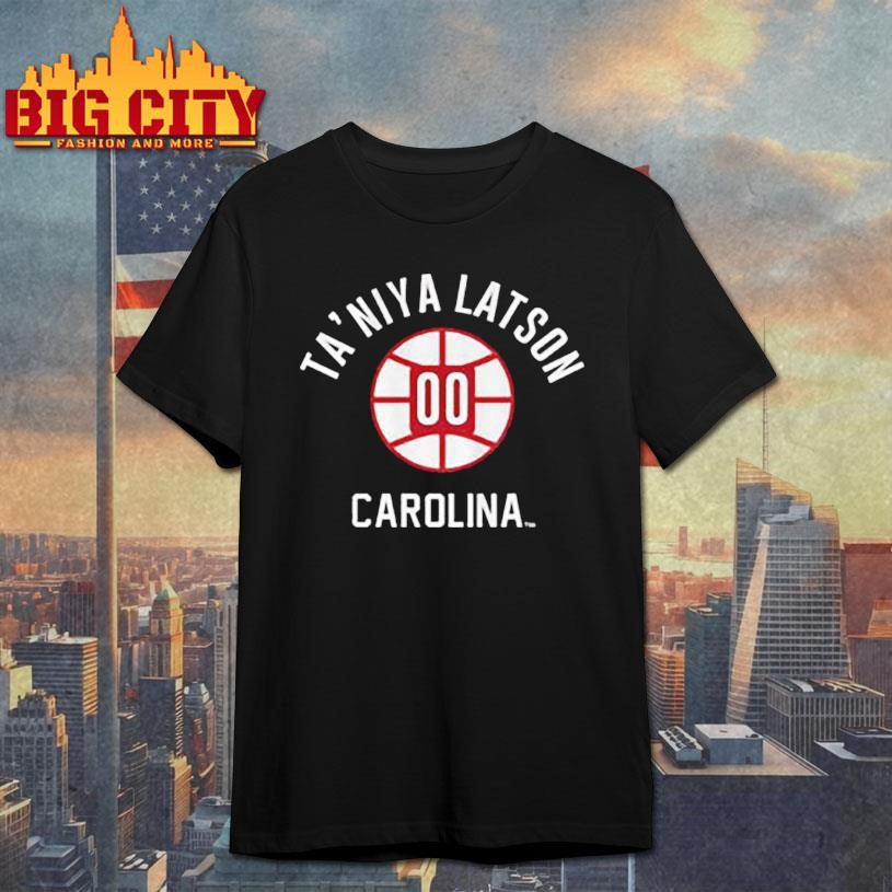Ta’Niya Latson South Carolina Gamecocks basketball name and number ball 00 shirt