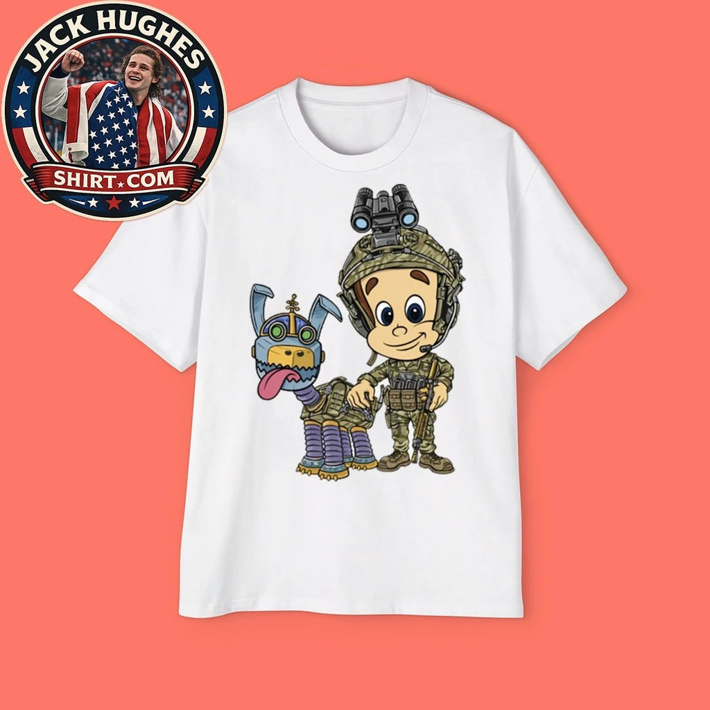 Tactical Jimmy And Goddard Cartoon Shirt