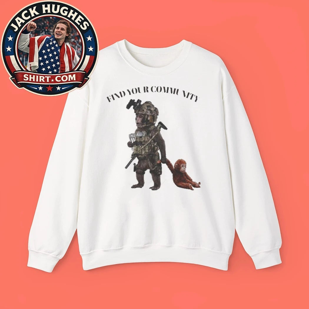 Tactical Punch The Monkey Find Your Community Shirt
