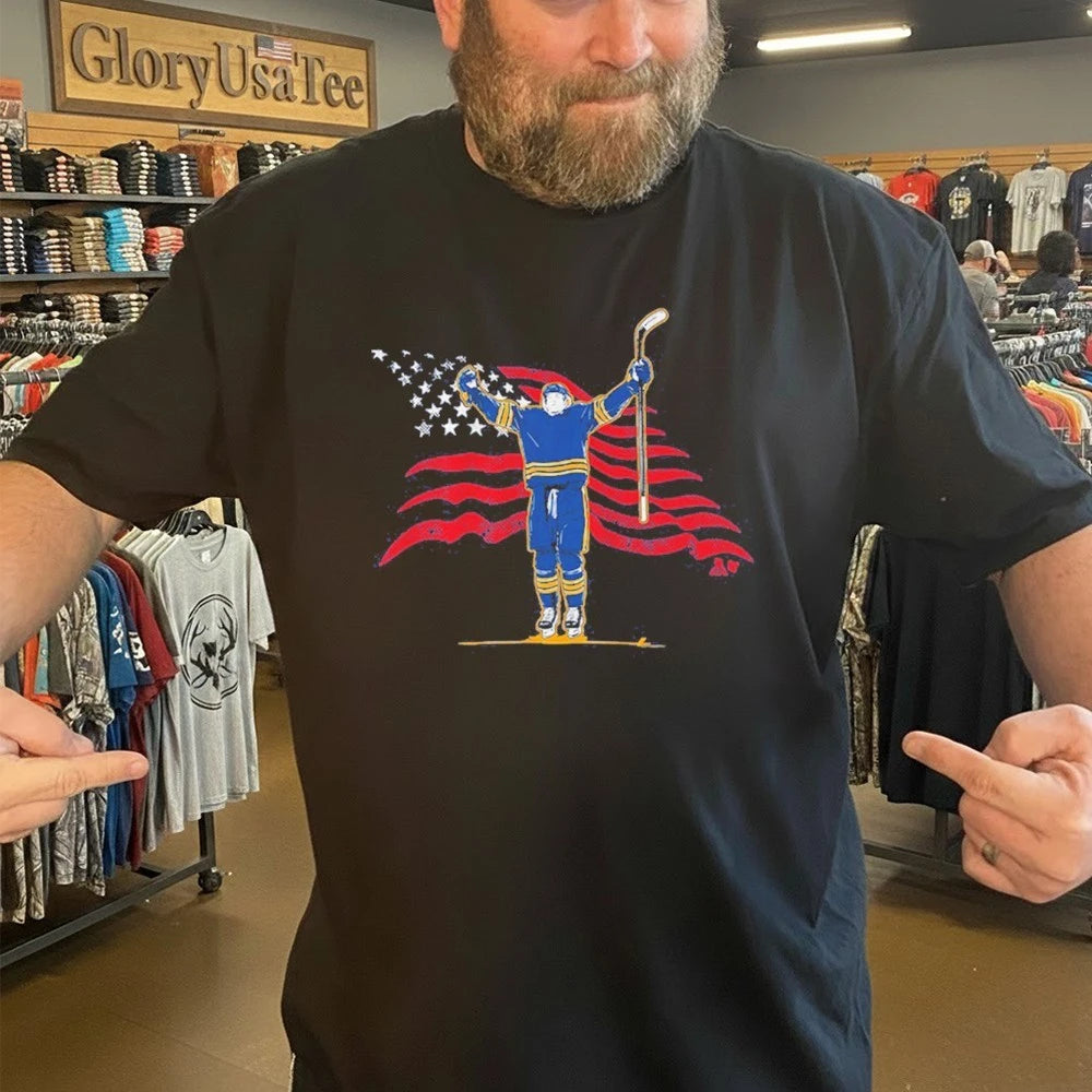 Tage Thompson Stars &amp; Stripes Superstar Pose Shirt