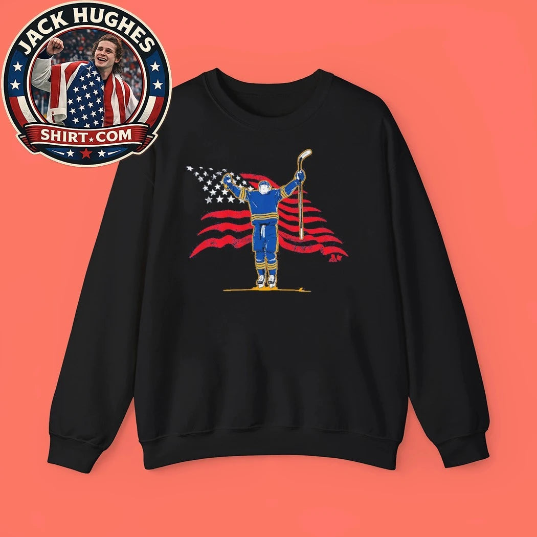 Tage Thompson Stars &amp; Stripes Superstar Pose USA Flag Shirt