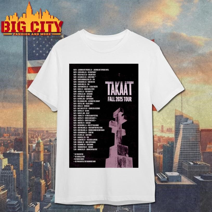 Takaat 2025 Fall Tour Poster Shirt