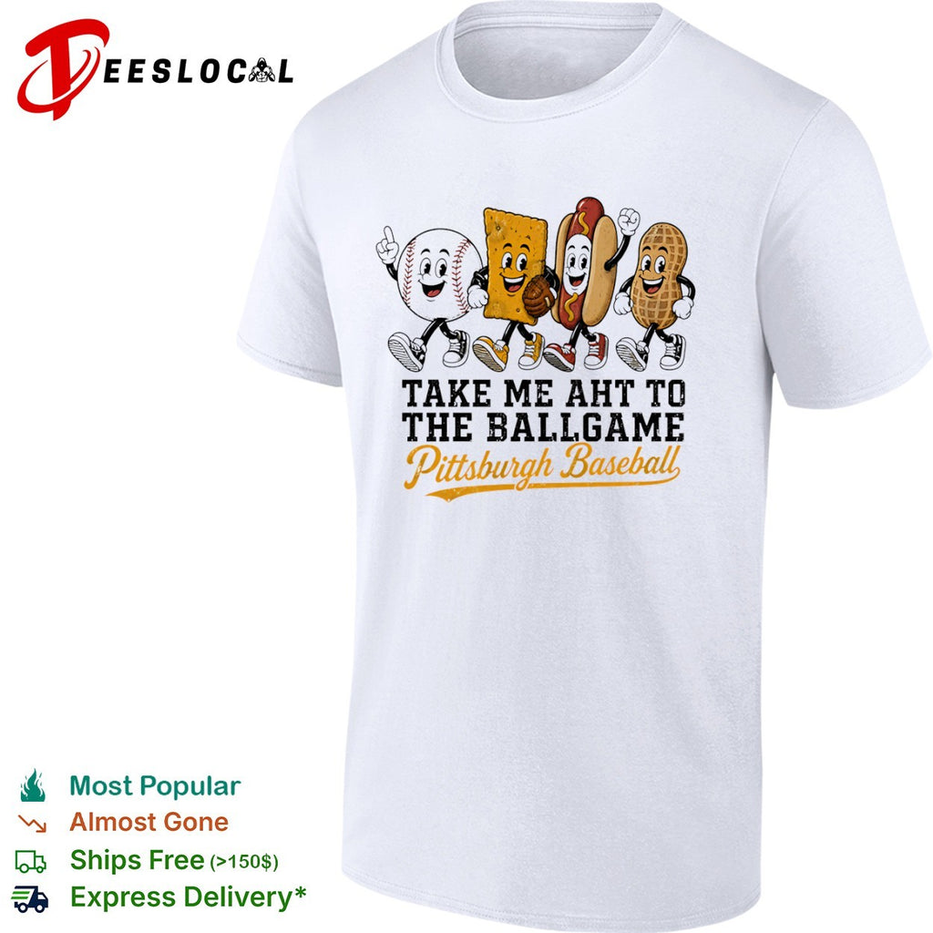 Take me aht to the ballgame Pittsburgh Pirates baseball shirt