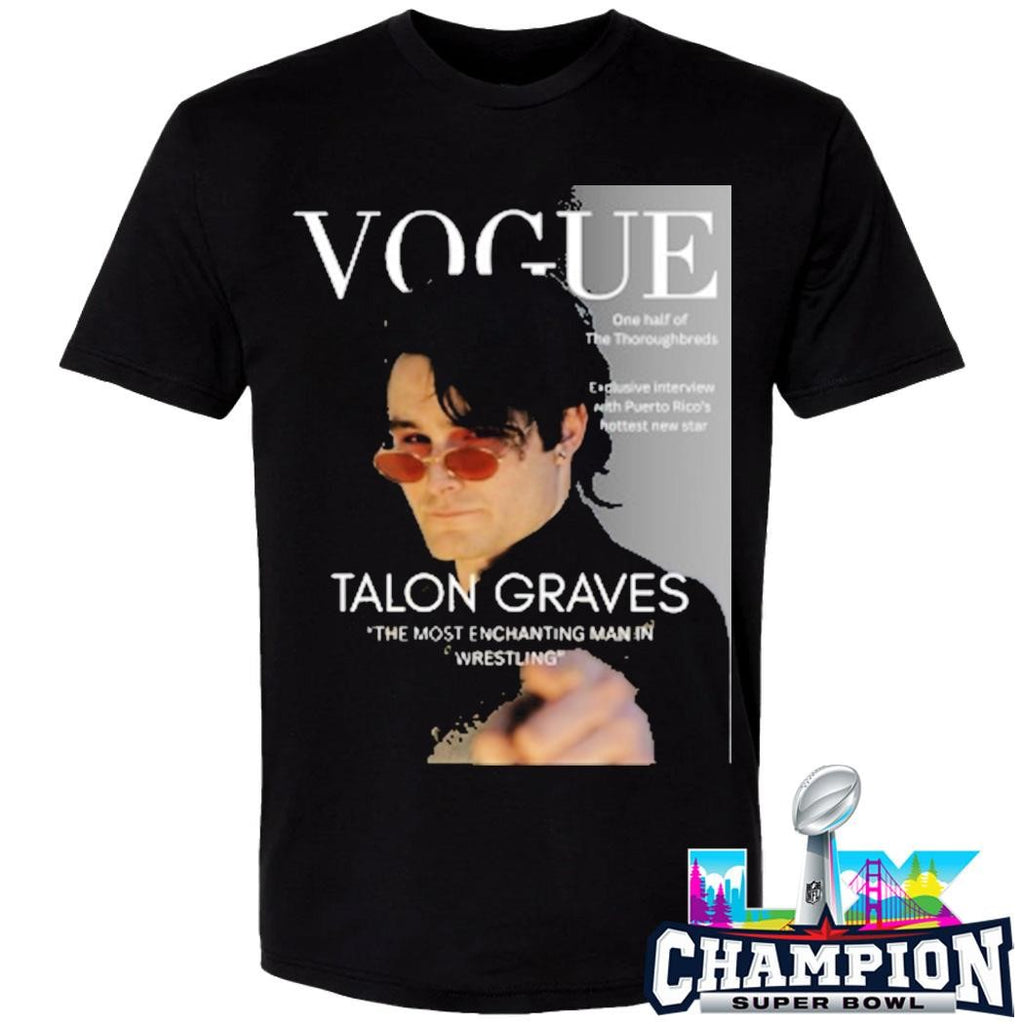 Talon Graves Vogue The Most Enchanting Man In Wrestling Shirt