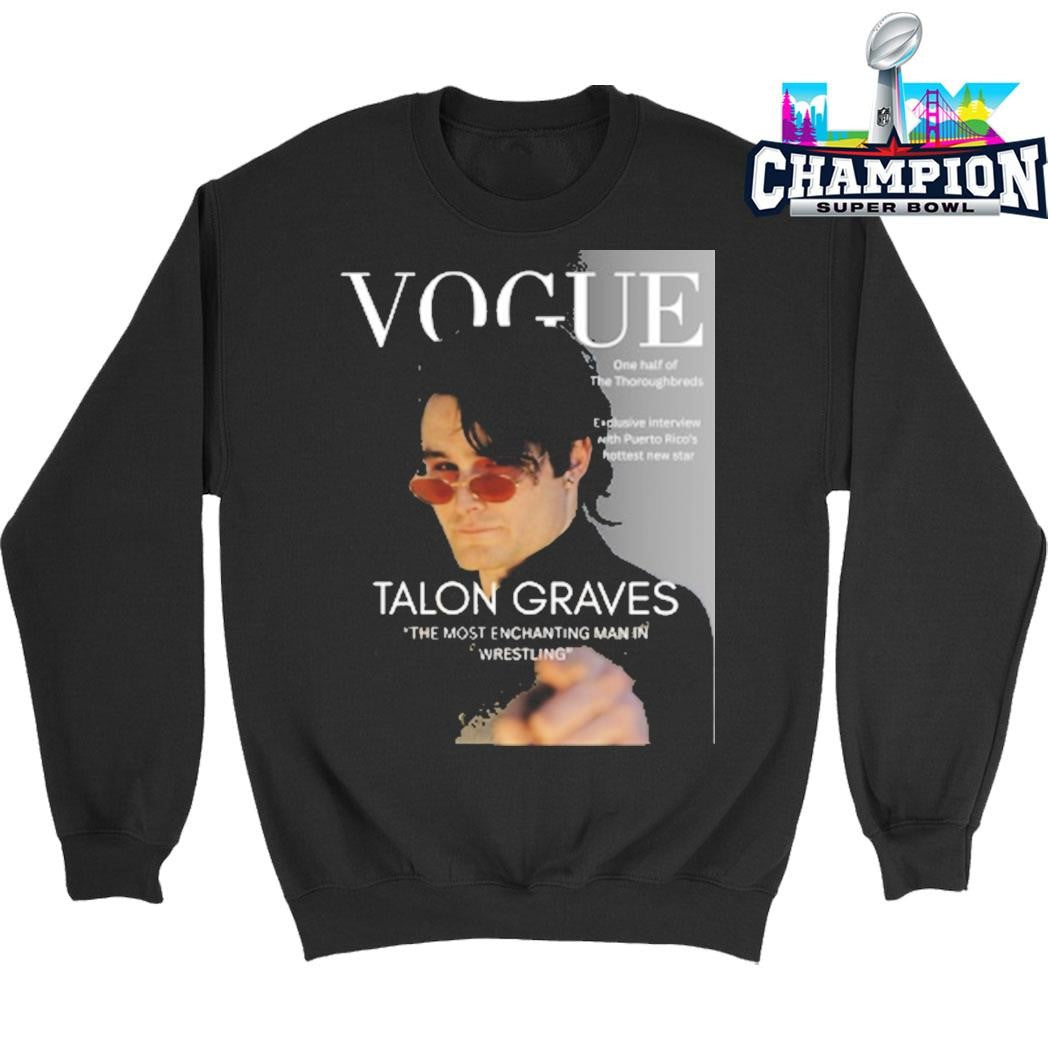 Talon Graves Vogue The Most Enchanting Man In Wrestling Shirt