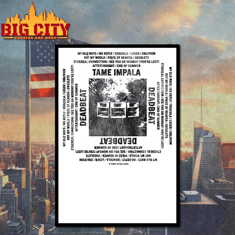 Tame Impala Deadbeat Speaker 2025 Shirt