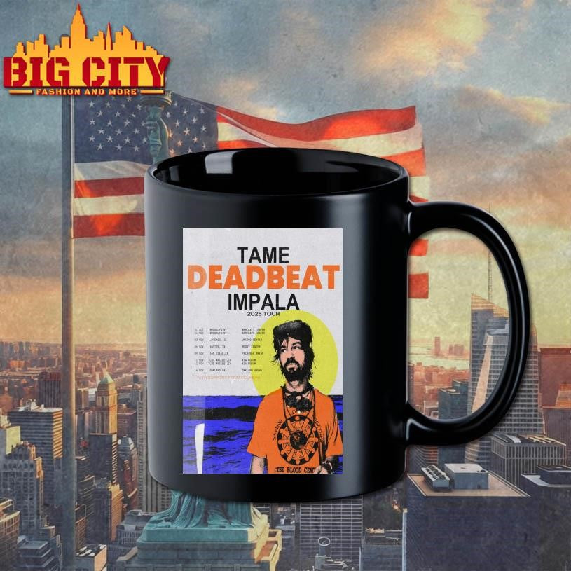 Tame Impala Deadbeat Tour Oct + Nov 2025 Poster Shirt