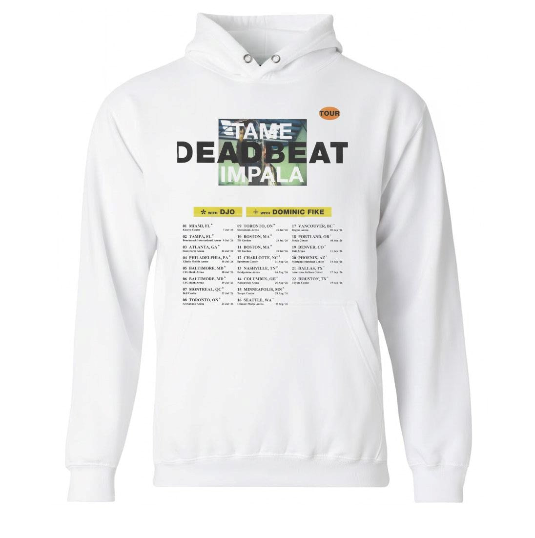 Tame Impala Deadbeat US Tour 2026 Schedule Tour Dates Shirt
