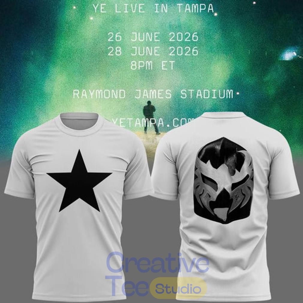 Tampa 2026 Ye Live Concert Tour Raymondames Stadium T-Shirt