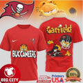 Tampa Bay Buccaneers Garfield Football Character Two Sided Shirt