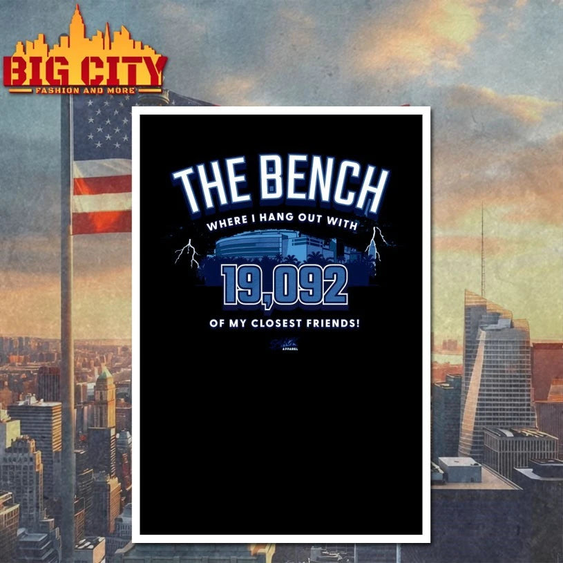 Tampa Bay Hockey The Bench where I hang out with 19.092 shirt