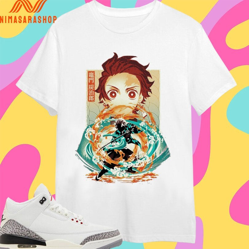 Tanjiro Kamado The Boy Who Carries Two Flames Shirts