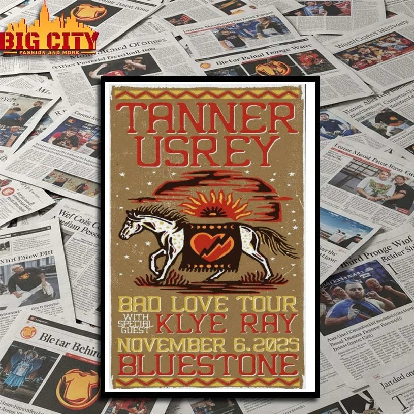 Tanner Usrey Columbus, Ohio 11.06.2025 Poster shirt