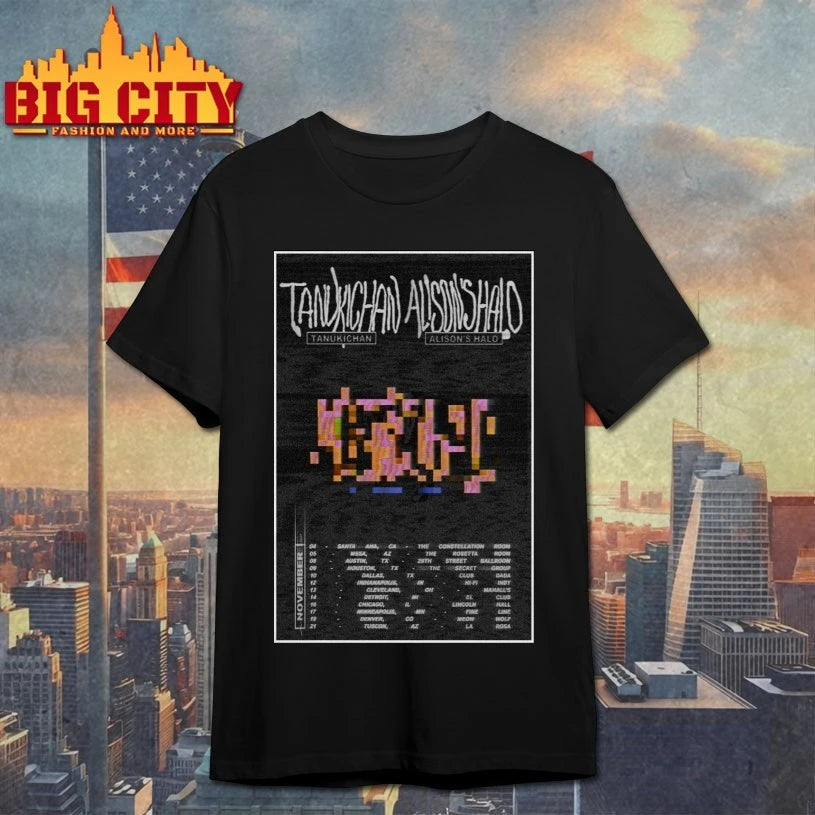 Tanukichan &amp; Alison’s Halo November Show 2025 Poster Shirt