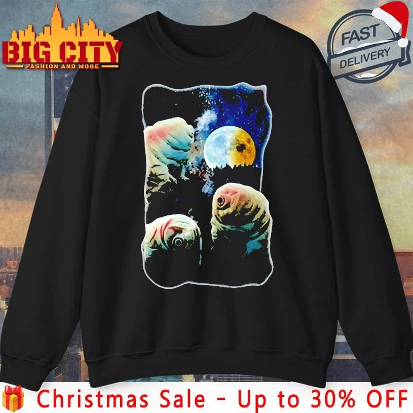 Tardigrades Howling At Moon Funny Tardigrade Lovers Shirt