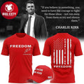 Target Charlie Kirk Freedom Two Sided Shirt