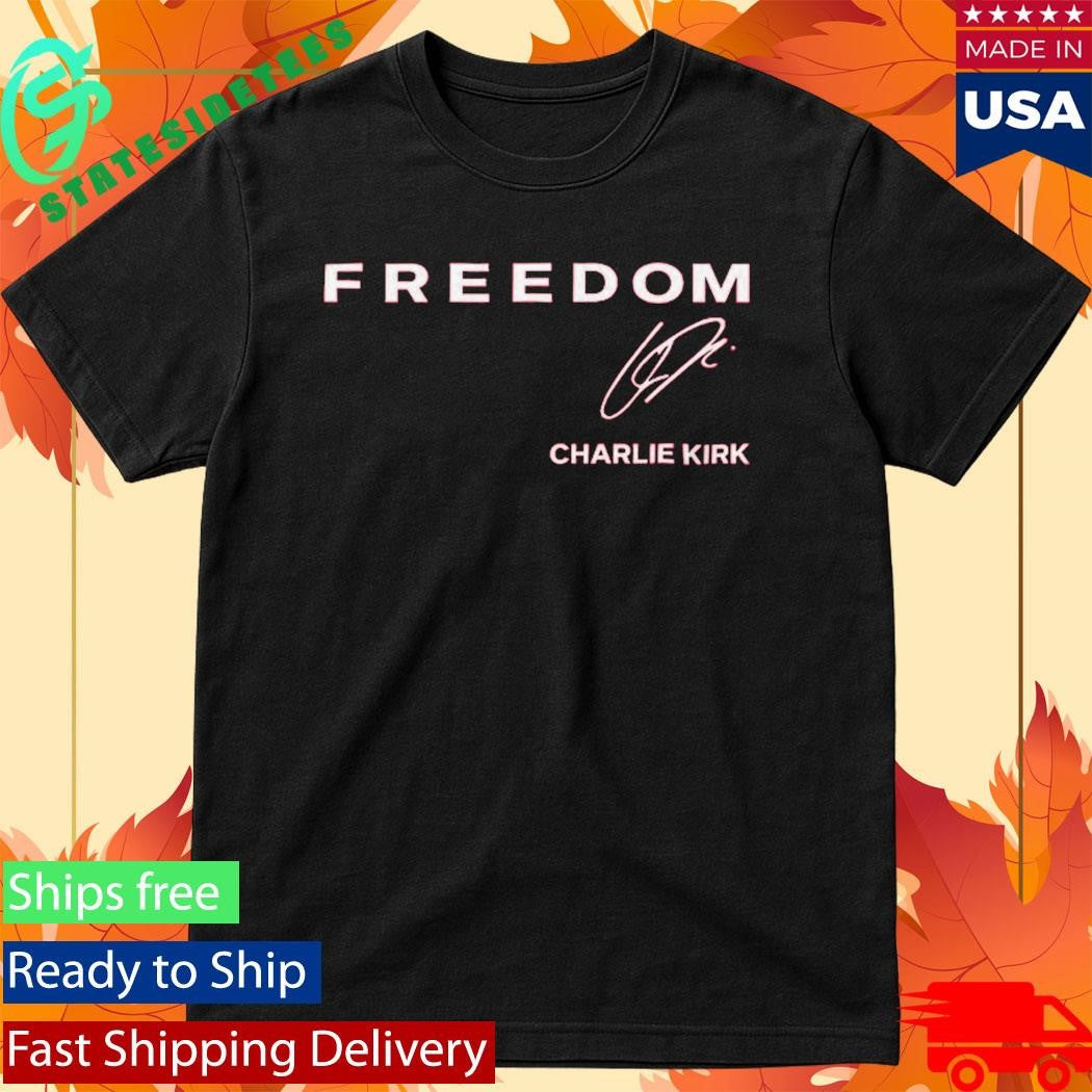 Target Employee Wearing Charlie Kirk Red Freedom Shirt