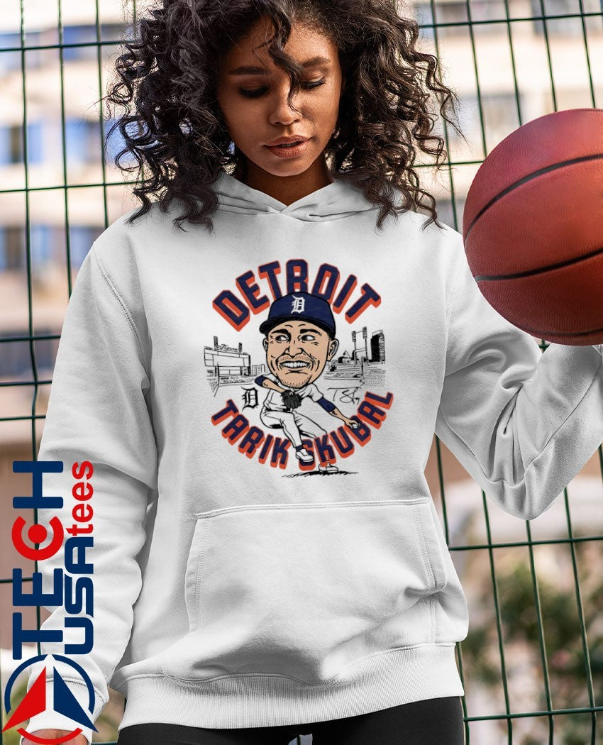 Tarik Skubal Detroit Tigers superstar caricature signature shirt
