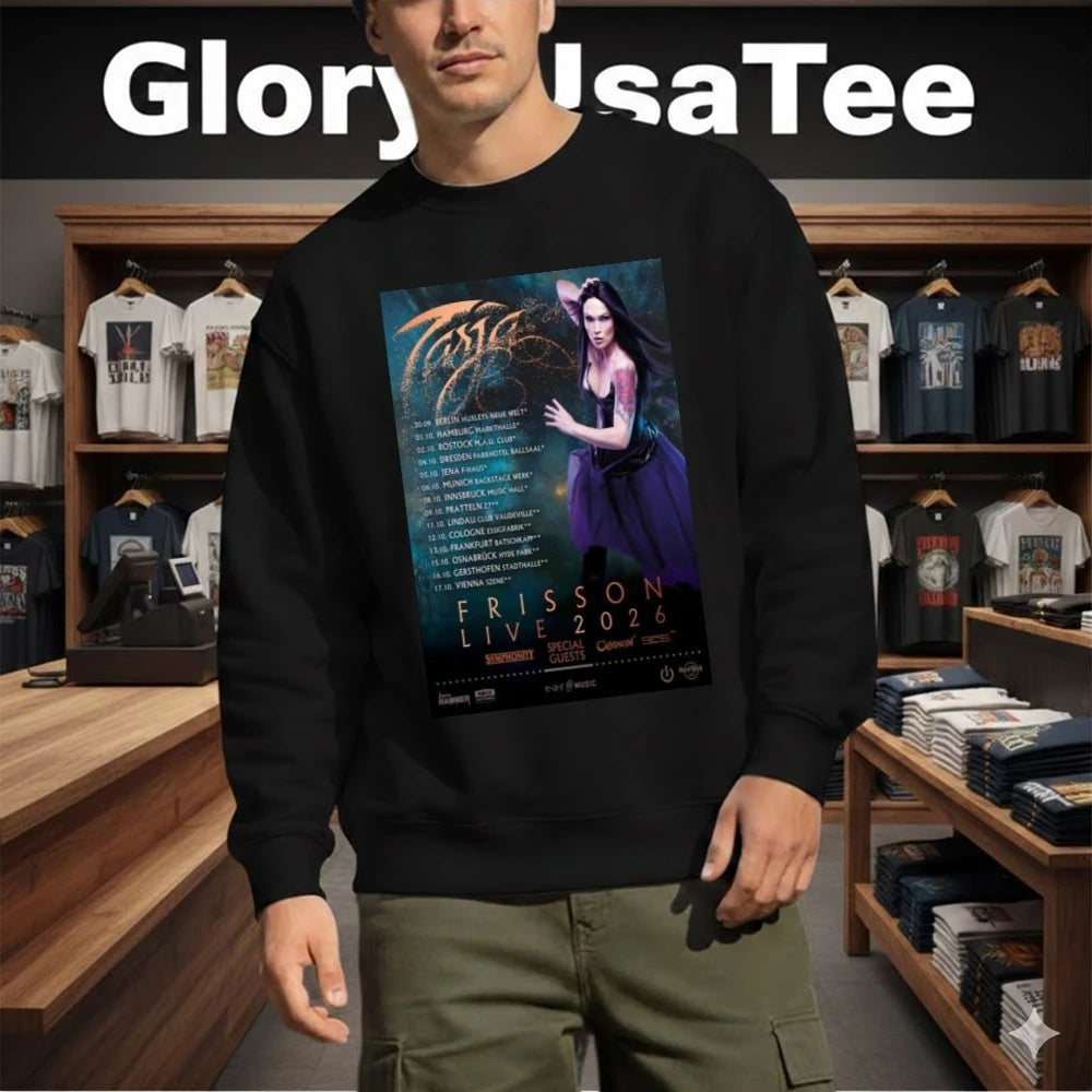 Tarja Turunen Frisson Live 2026 Poster Shirt