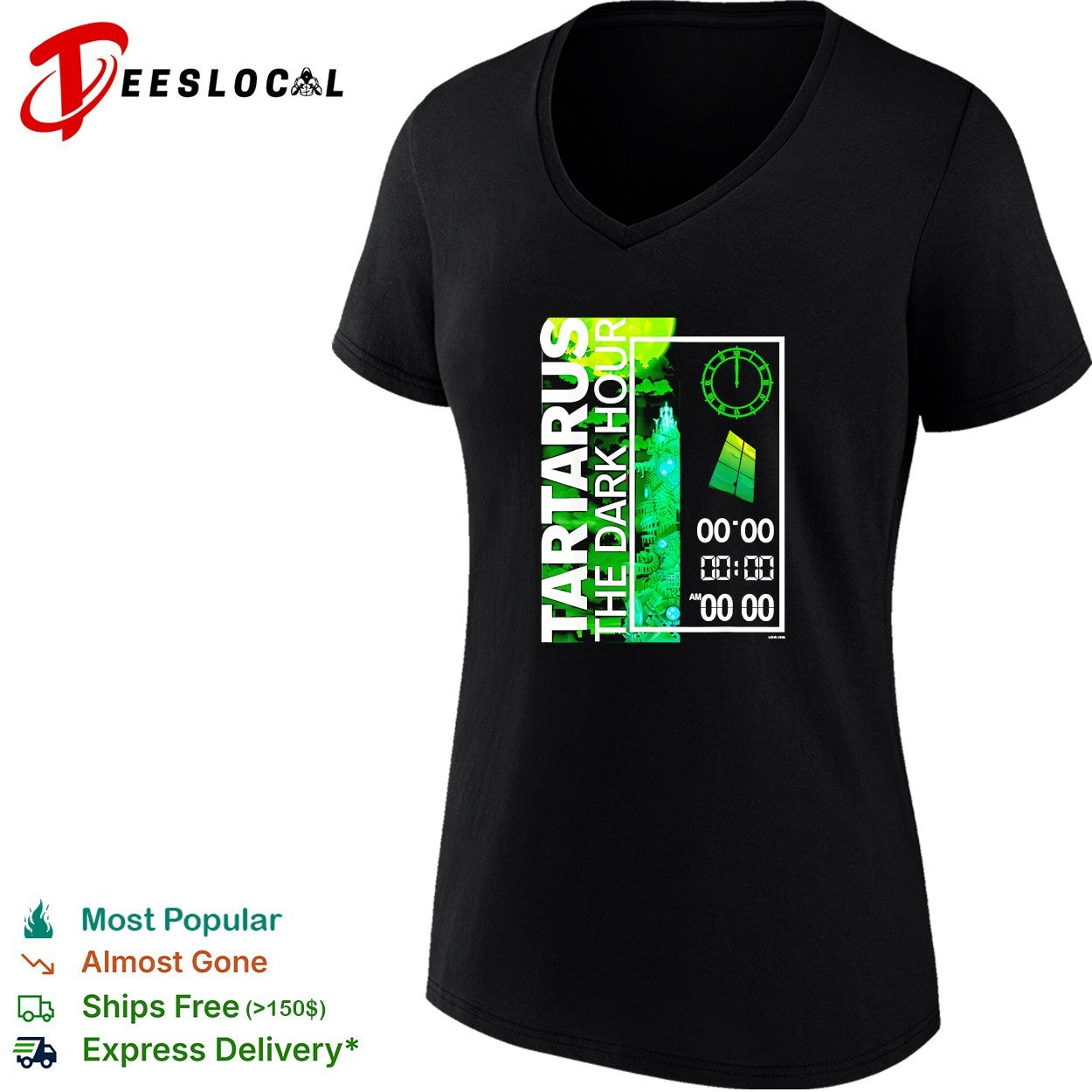 Tartarus the dark hour clock tower shirt