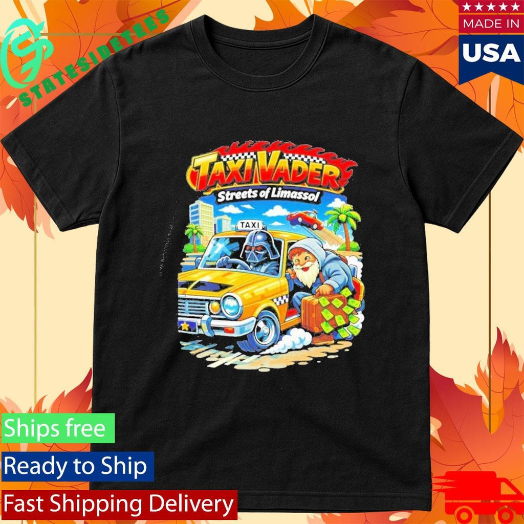 Taxi Vader Streets Of Limassol T-Shirt