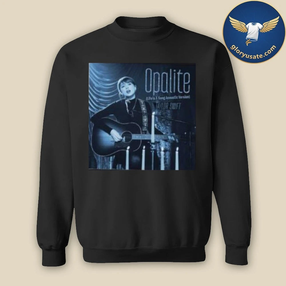 Taylor Opalite Life Is A Song Acoustic CD Single Cover T-Shirt