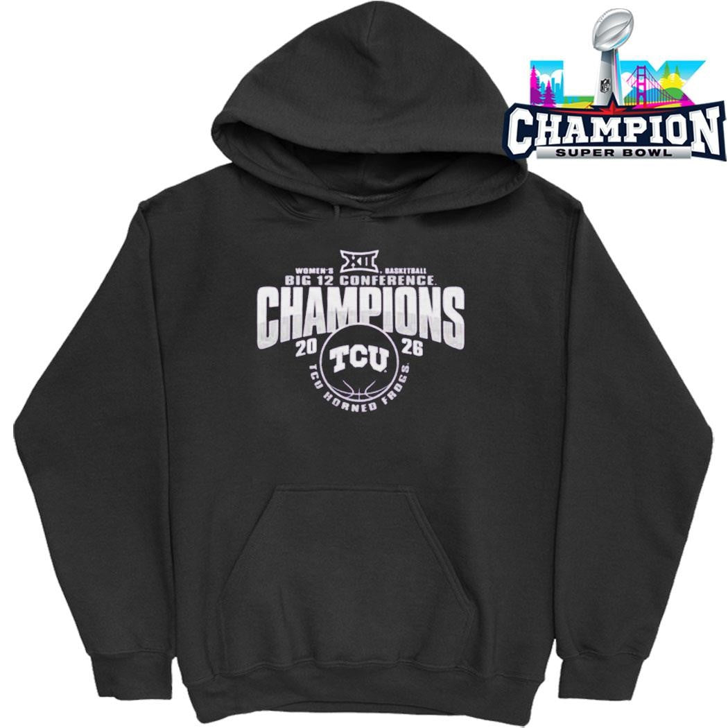 Tcu Horned Frogs Women’s Basketball 2026 Big 12 Regular Season Champions Shirt