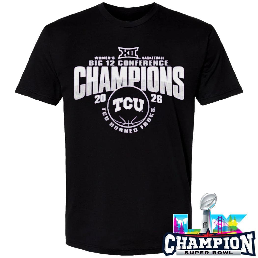 Tcu Horned Frogs Women’s Basketball 2026 Big 12 Regular Season Champions Shirt