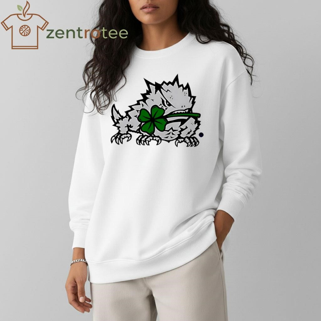 Tcu Superfrog Mascot Ireland Patrick Day shirt