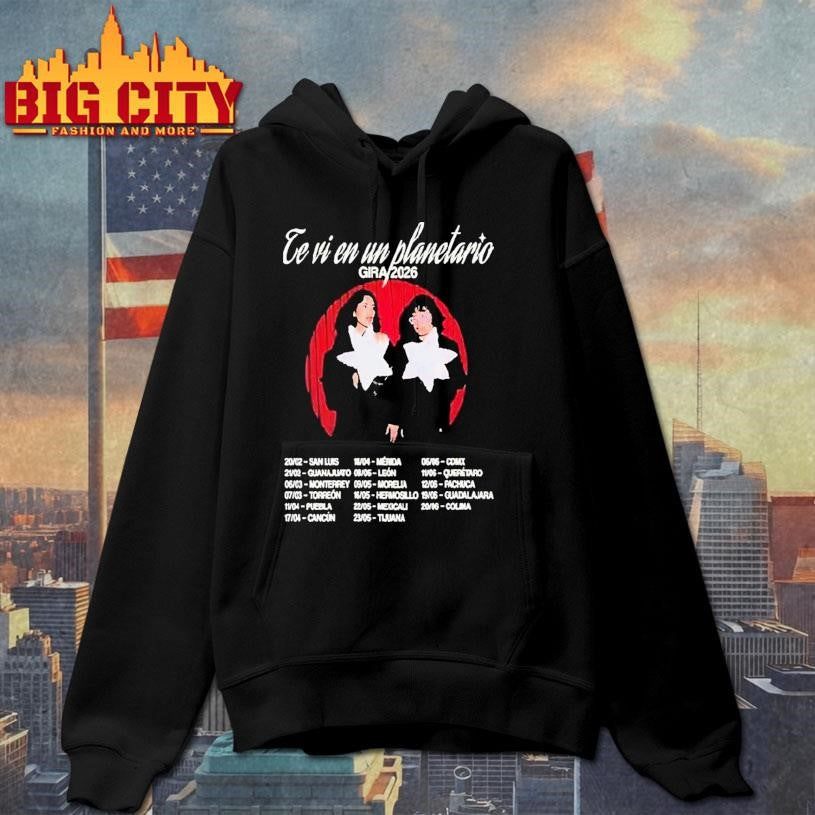 Te Vi En Un Planetario Gira 2026 Tour Shirt