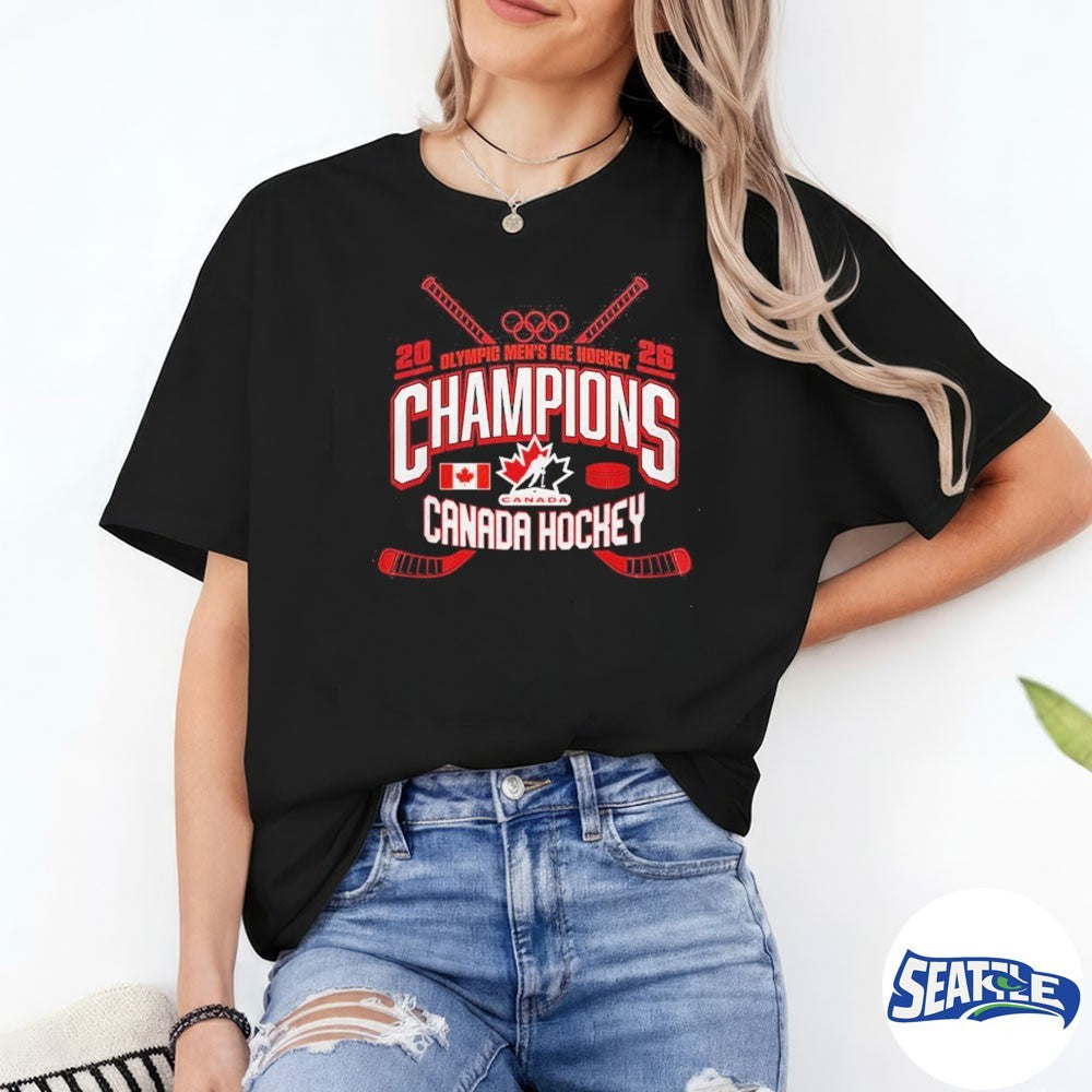 Team Canada Olympic Men’s Ice Hockey 2026 Champions shirt