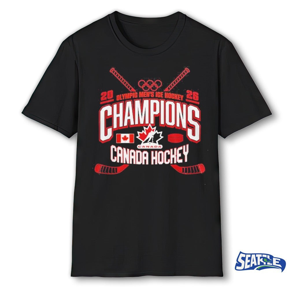 Team Canada Olympic Men’s Ice Hockey 2026 Champions shirt
