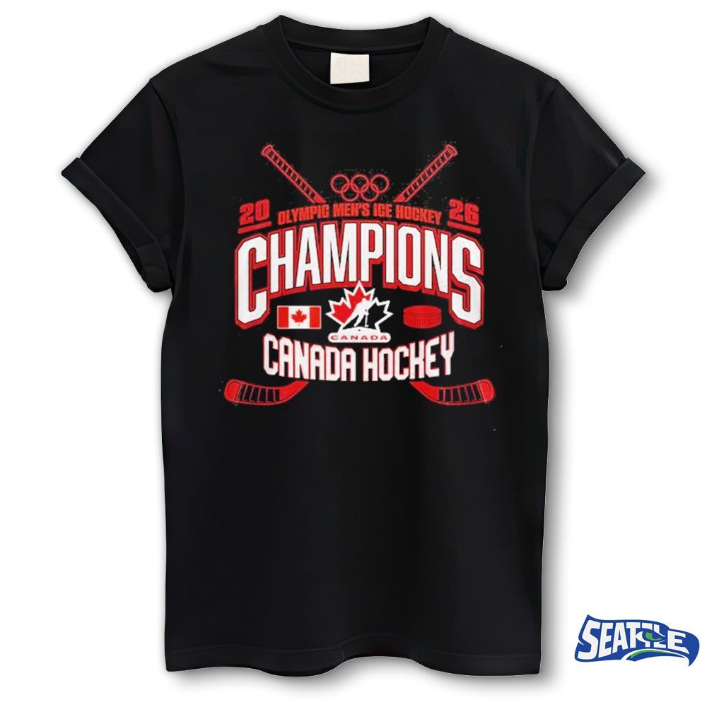 Team Canada Olympic Men’s Ice Hockey 2026 Champions shirt