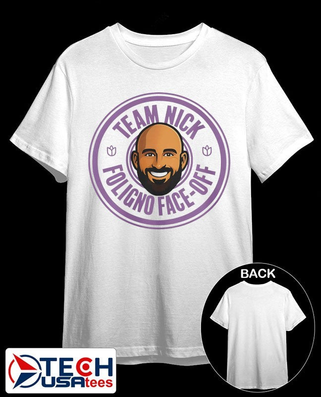 Team Nick Foligno faceoff shirt