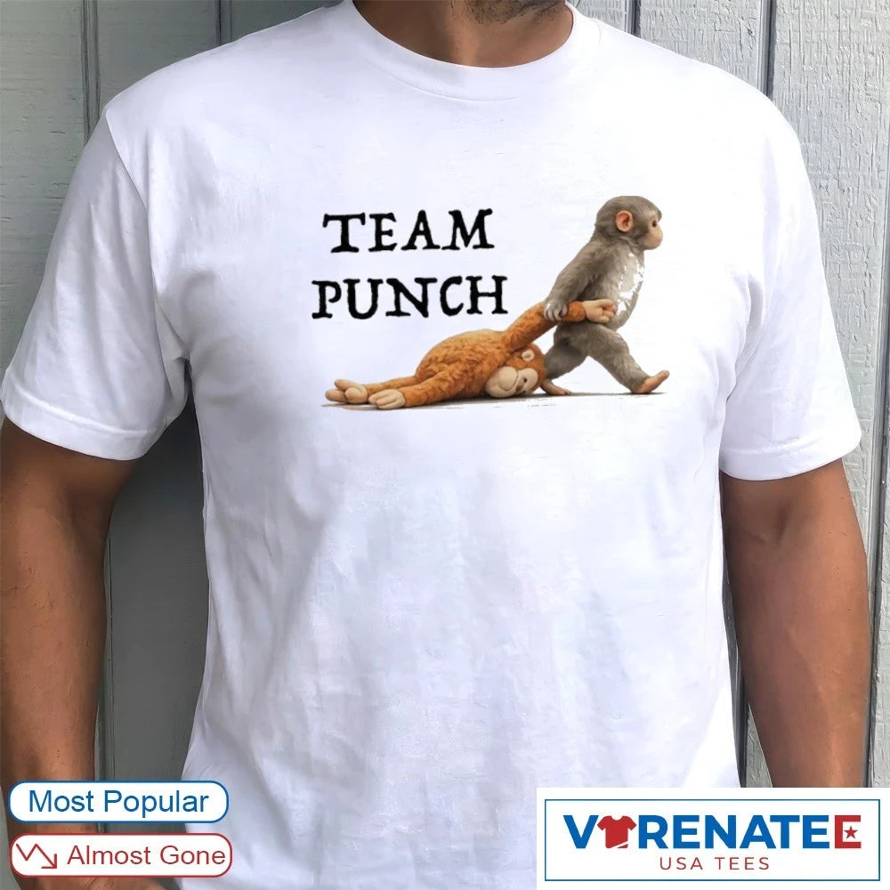 Team Punch Baby Monkey Graphic shirt