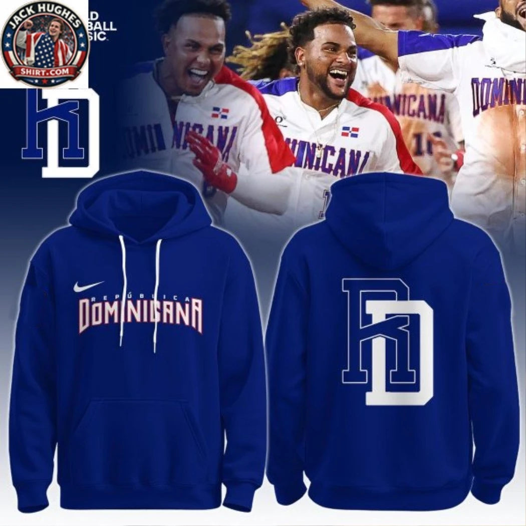 Team Republica Dominicana x World Baseball Classic 2026 Logo Two Sided T-Shirt