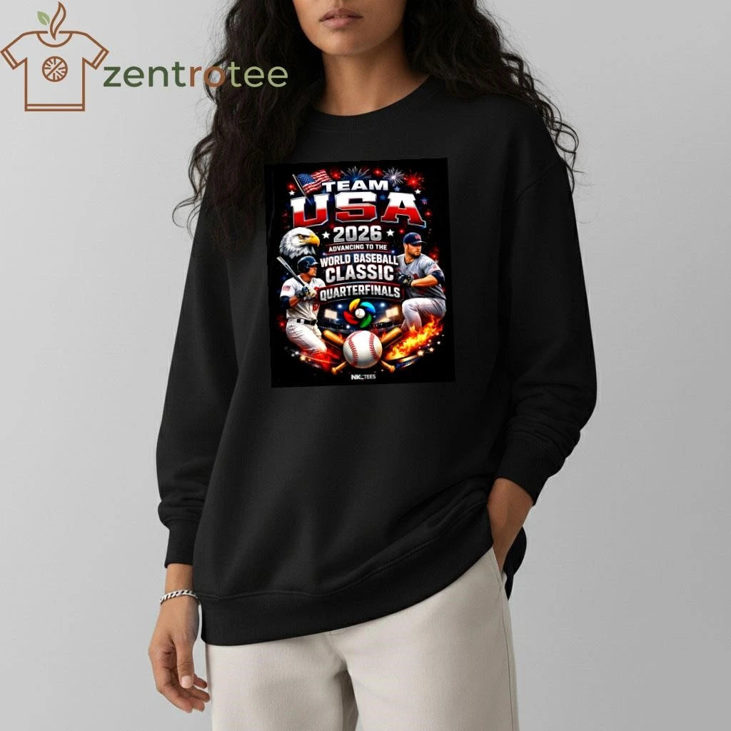 Team USA 2026 World Baseball Classic Quarterfinals Baseball Fan Shirt