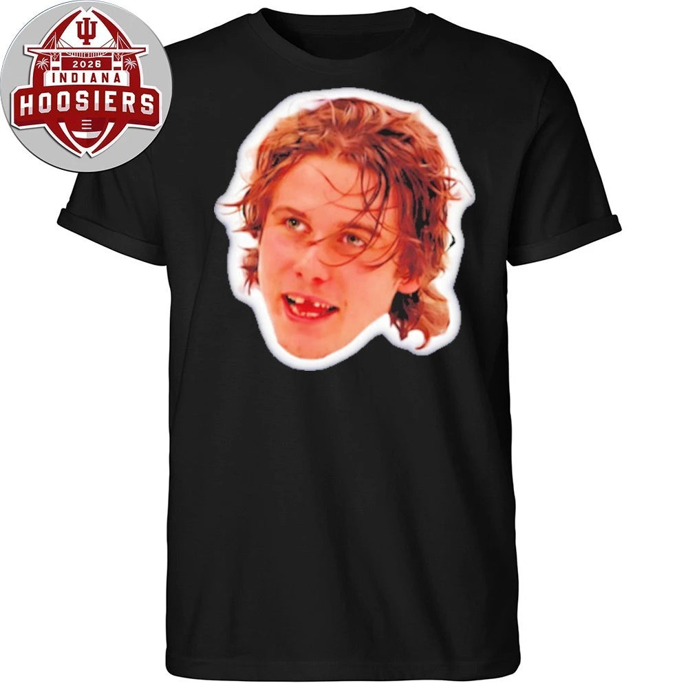 Team USA Jack Hughes Missing Teeth Throwback big head T-Shirt