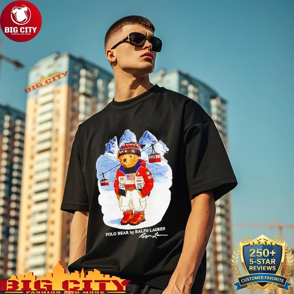 Team USA Polo Bear Shirt