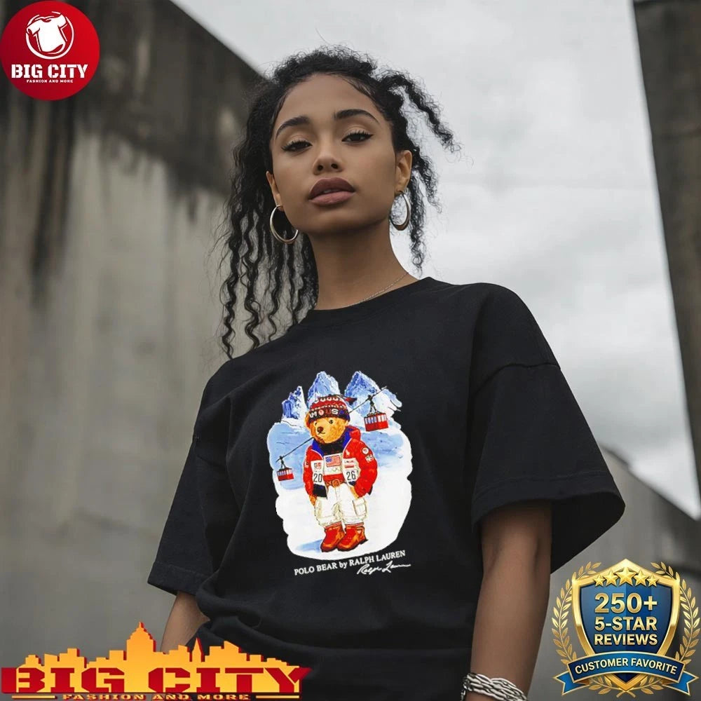Team USA Polo Bear Shirt