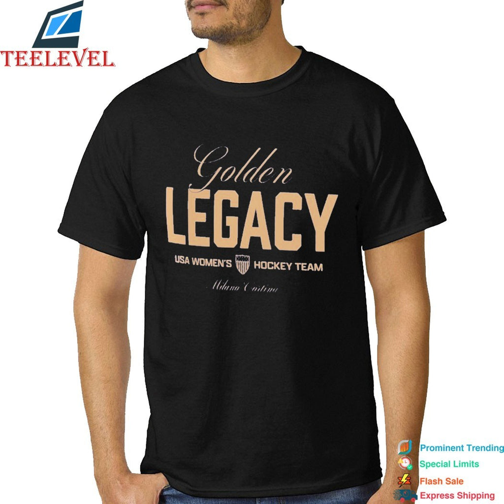 Team USA Women’s Hockey Team 2026 Winter Olympics Gold Legacy Champions T-Shirts