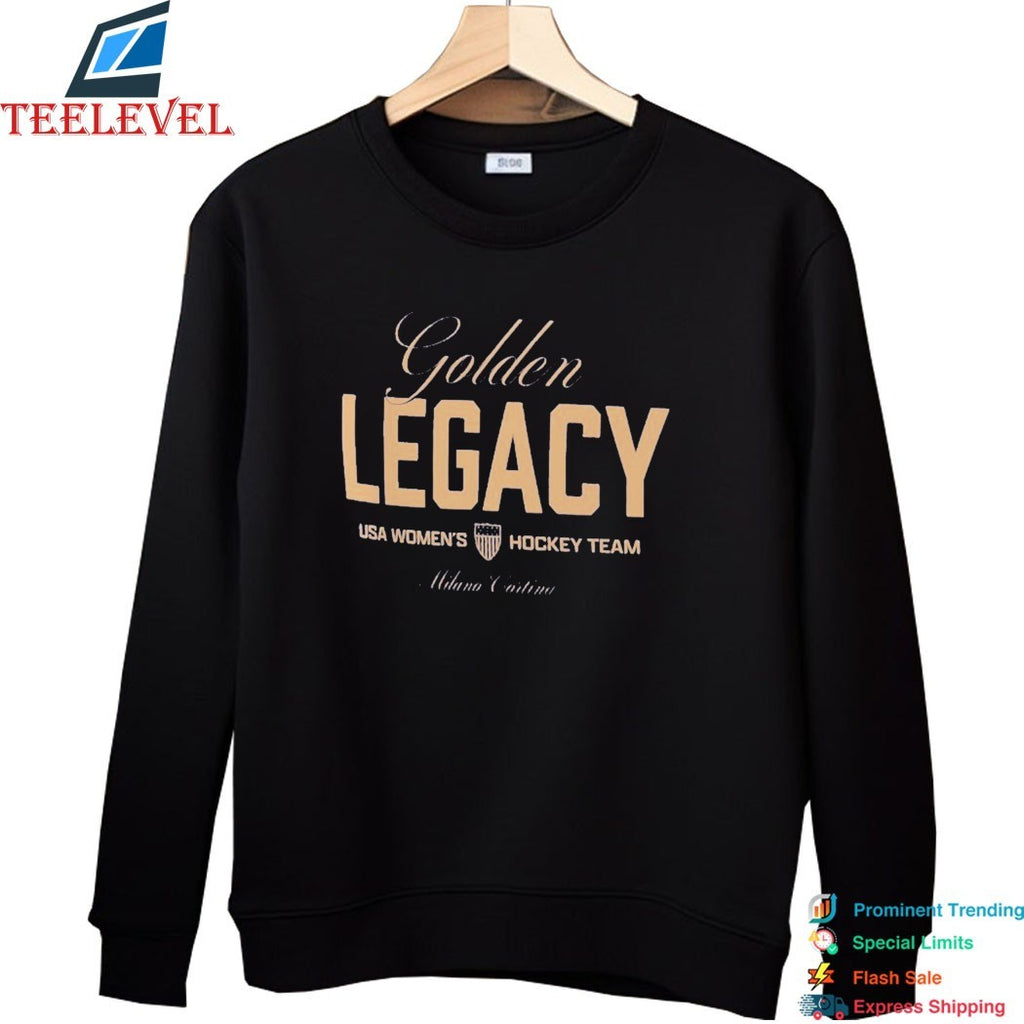 Team USA Women’s Hockey Team 2026 Winter Olympics Gold Legacy Champions T-Shirts