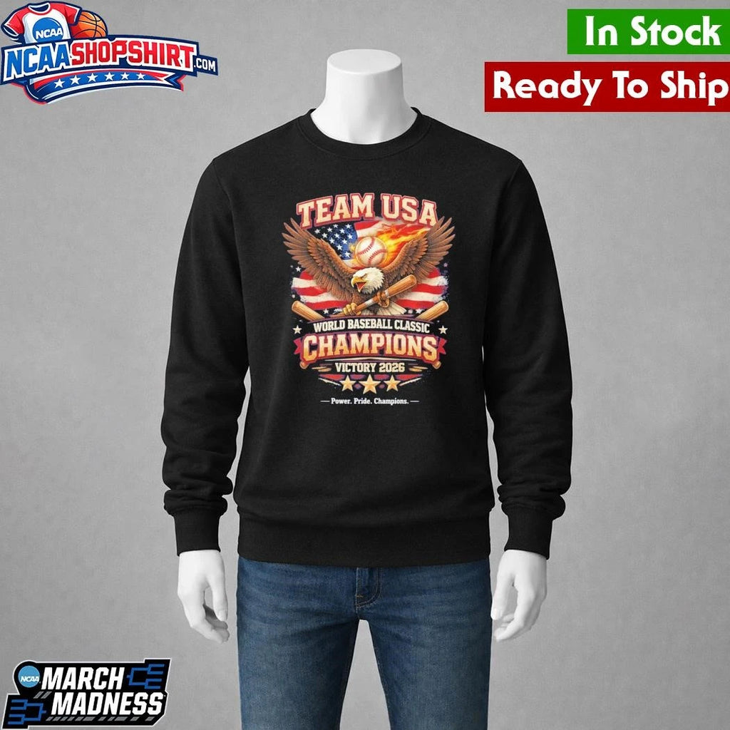 Team USA World Baseball Classic Champions Victory Shirt